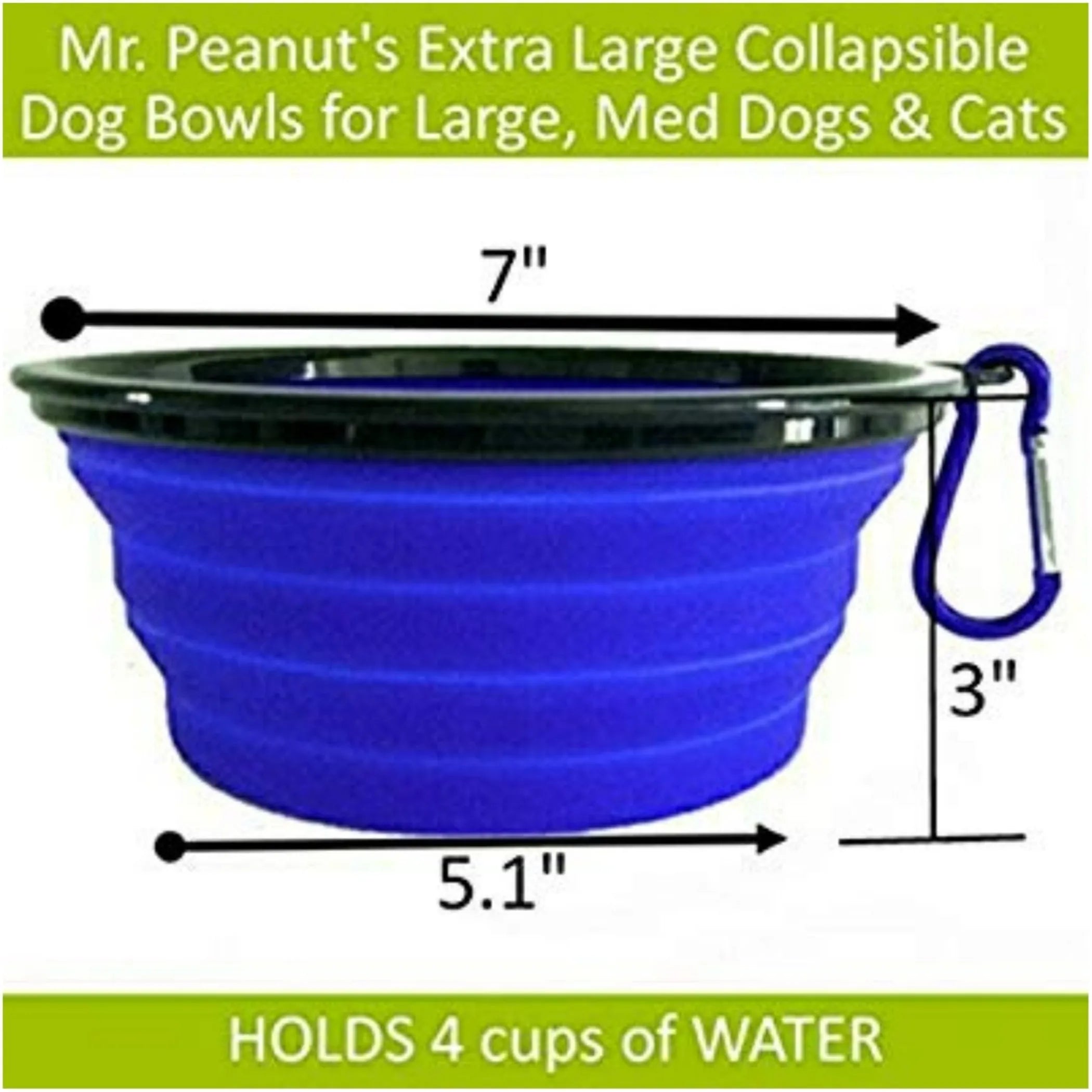 Collapsible Silicone Travel Bowls