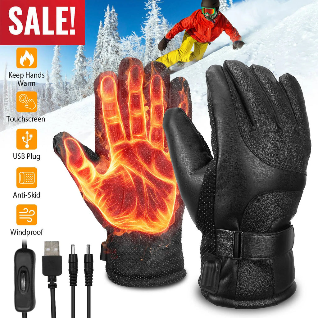 Rechargeable Heated Gloves – Touchscreen-Friendly Winter Gloves for Warm Hands Outdoors