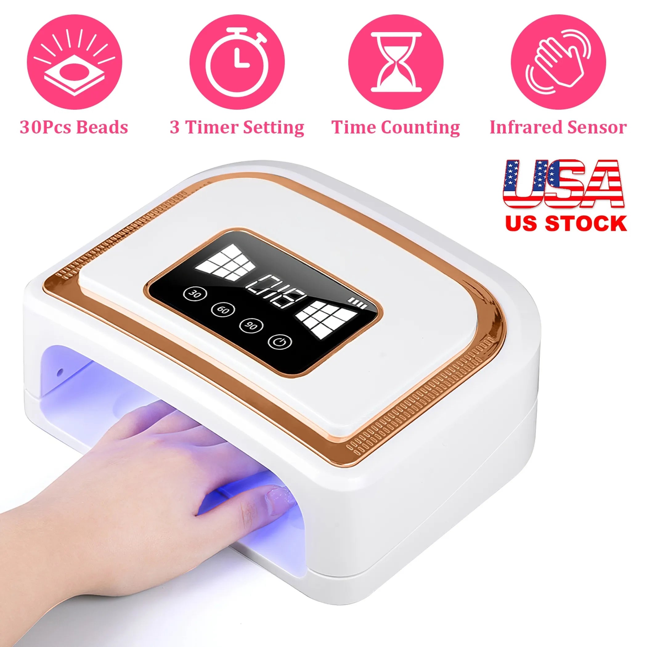 120W LED UV Nail Lamp