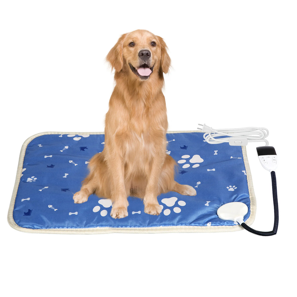 Adjustable Pet Heating Pad – Safe, Timer-Controlled Warmth for Dogs Cats