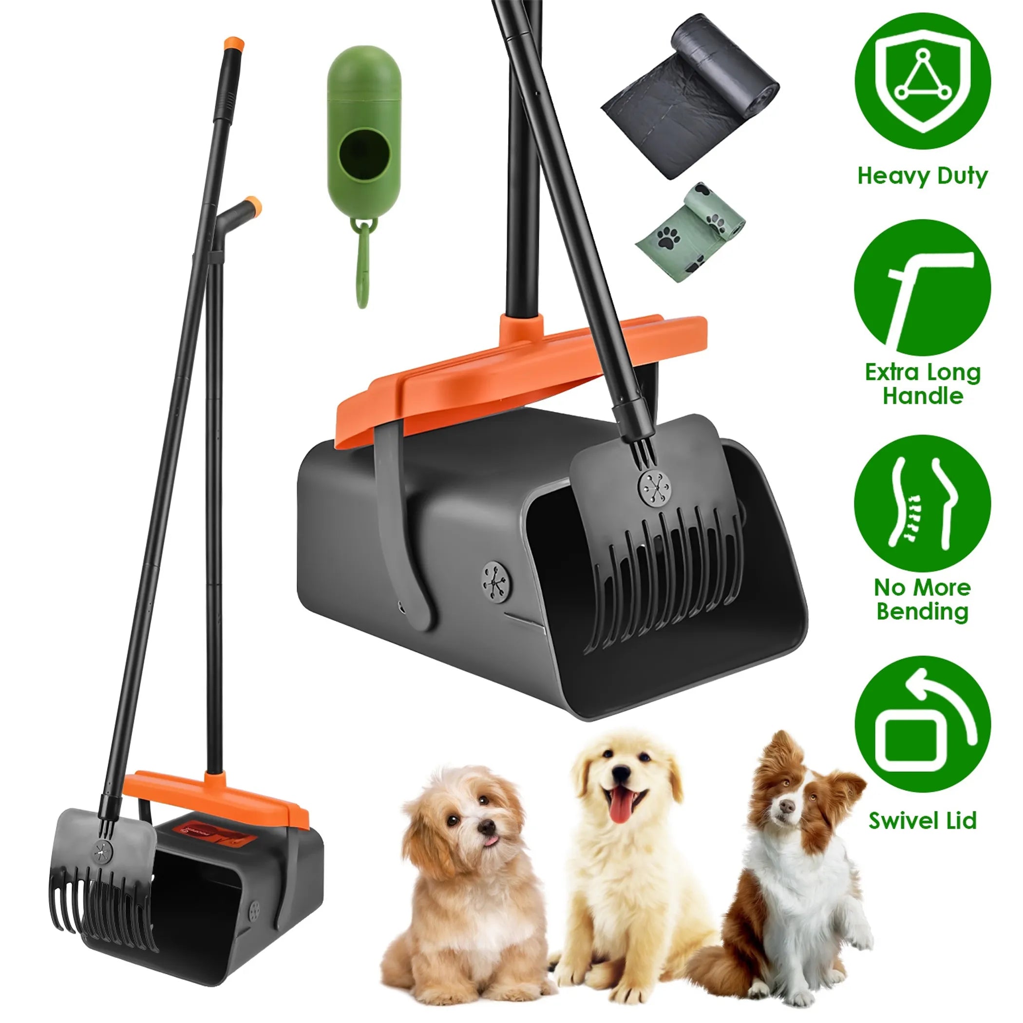 Pooper Scooper Kit Dog Poop Rake