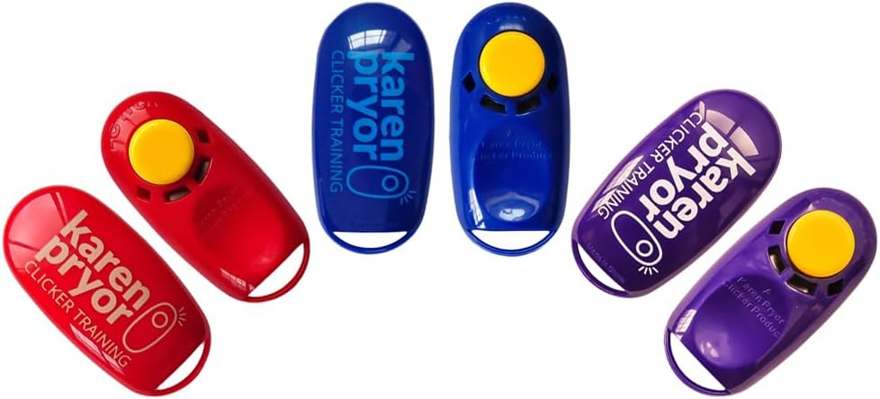 Karen Pryor i-Click Dog Training Clicker, 3 Clickers