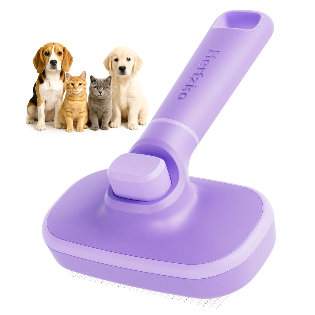Hertzko Self‑Cleaning Slicker Brush