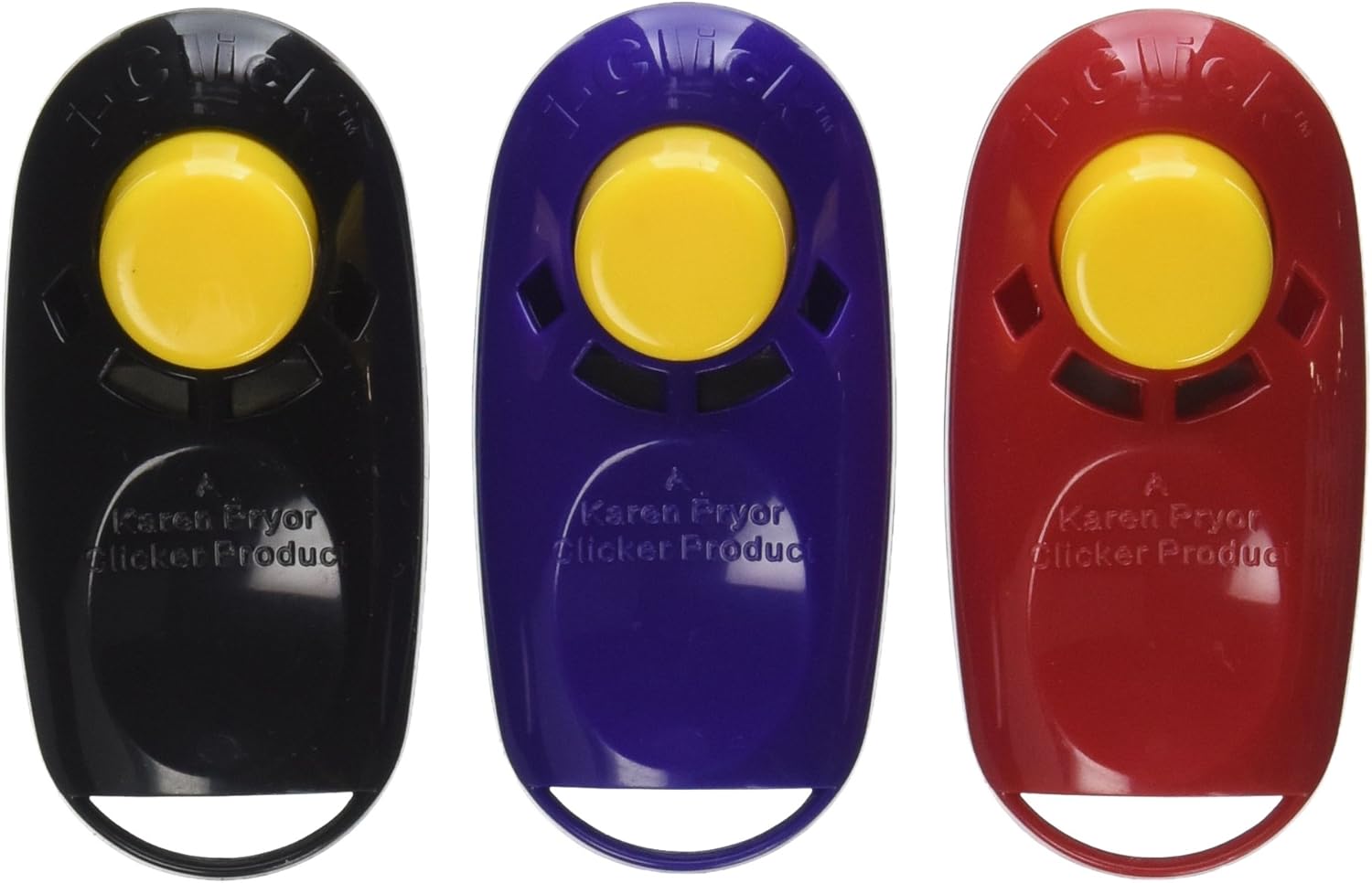 Karen Pryor i-Click Dog Training Clicker, 3 Clickers